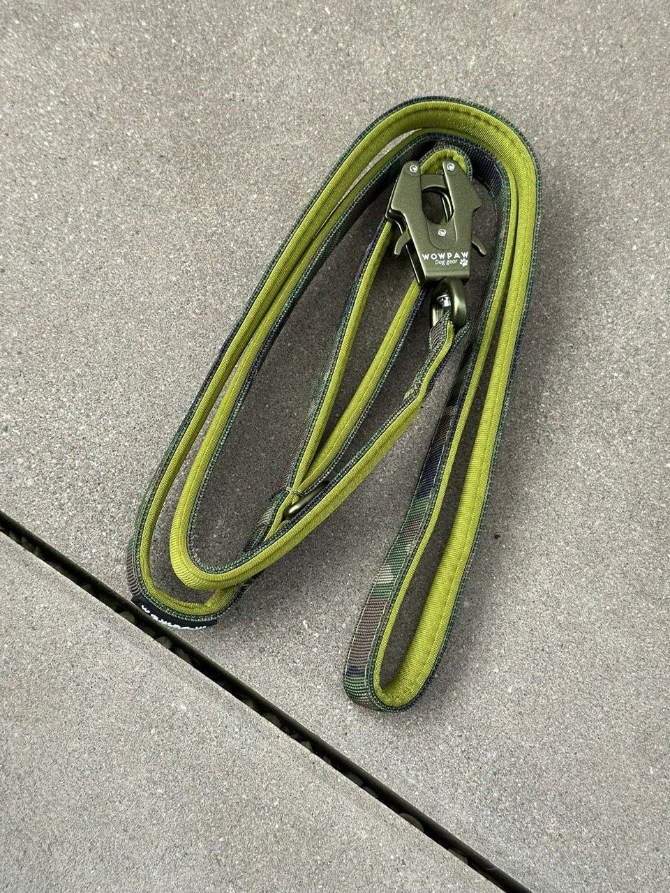 Taktische Hundeleine ULTRA LIGHT Army Green Camouflage Edition, Länge 1,5m XS