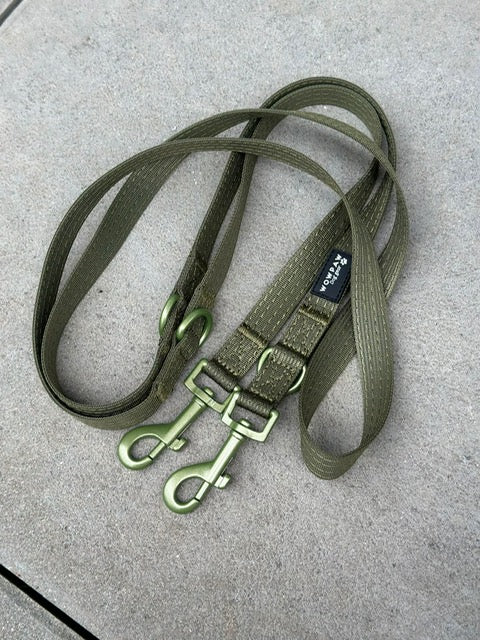 Standard Hundeleine M verstellbar Länge 2m Army Green Edition