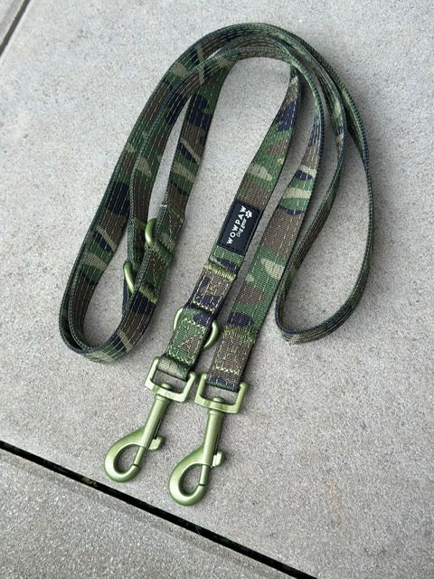Standard Hundeleine M verstellbar Länge 2m Army Green Camouflage Edition