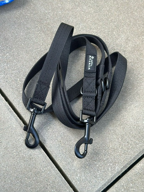 Standard Hundeleine S verstellbar Länge 2m Schwarz