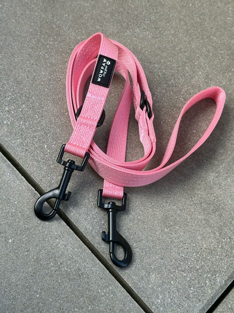 Standard Hundeleine S verstellbar Länge 2m Rosa
