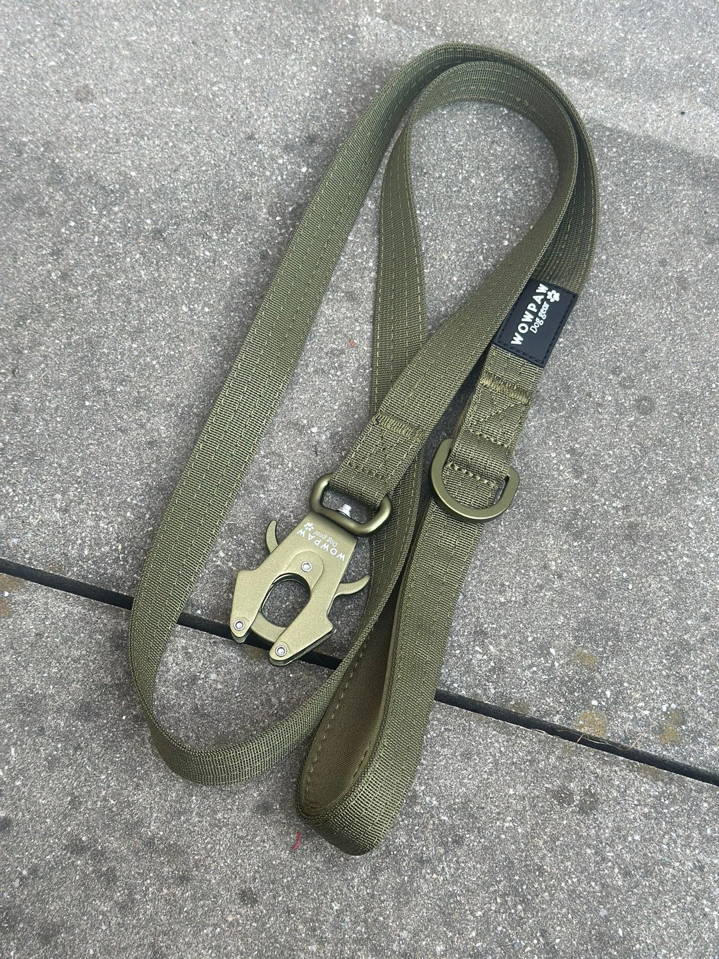 Smycz taktyczna dla psa ULTRA LIGHT Dark Brown Edition, długość 1,5m