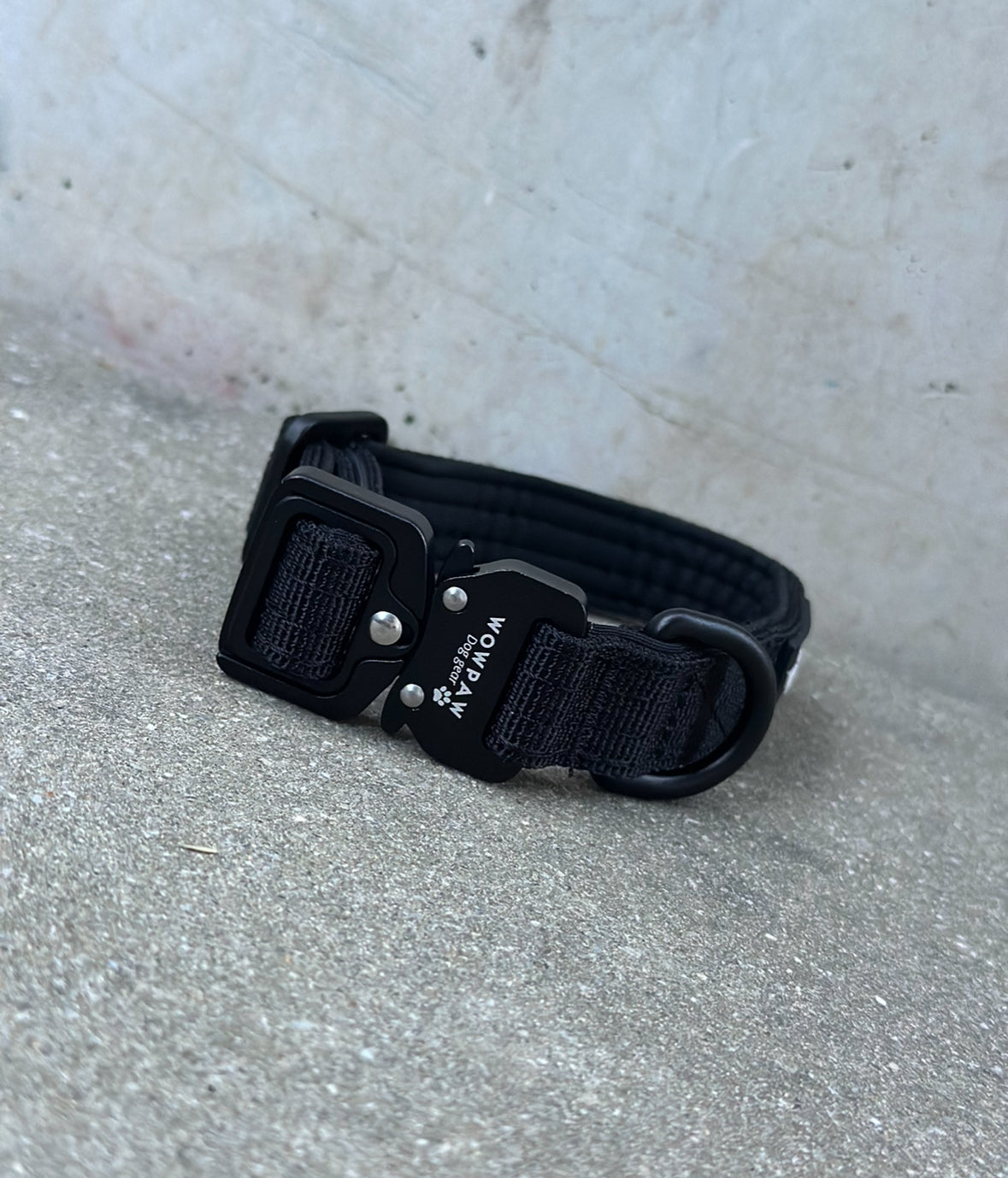 Collare per cani tattico di alta qualità 2,5 cm arancione neon taglia XS
