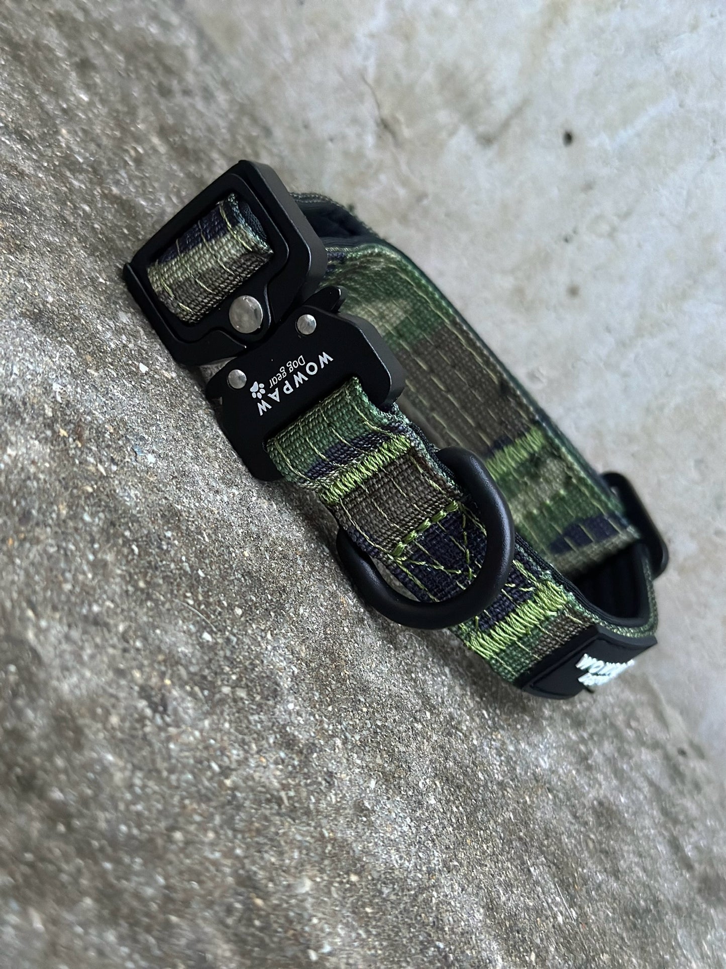 Taktisches Hundehalsband ULTRA LIGHT Army green Camouflage XS