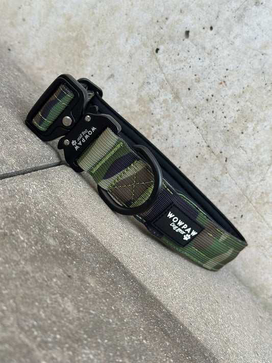LED-Hundehalsband Army Green Camouflage Größe S, B-Ware