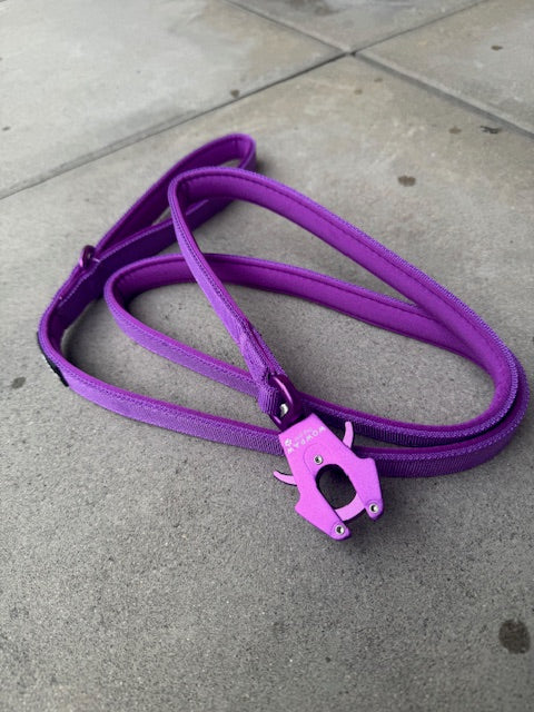 Taktische Hundeleine ULTRA LIGHT Lila Edition, Länge 1,5m XS