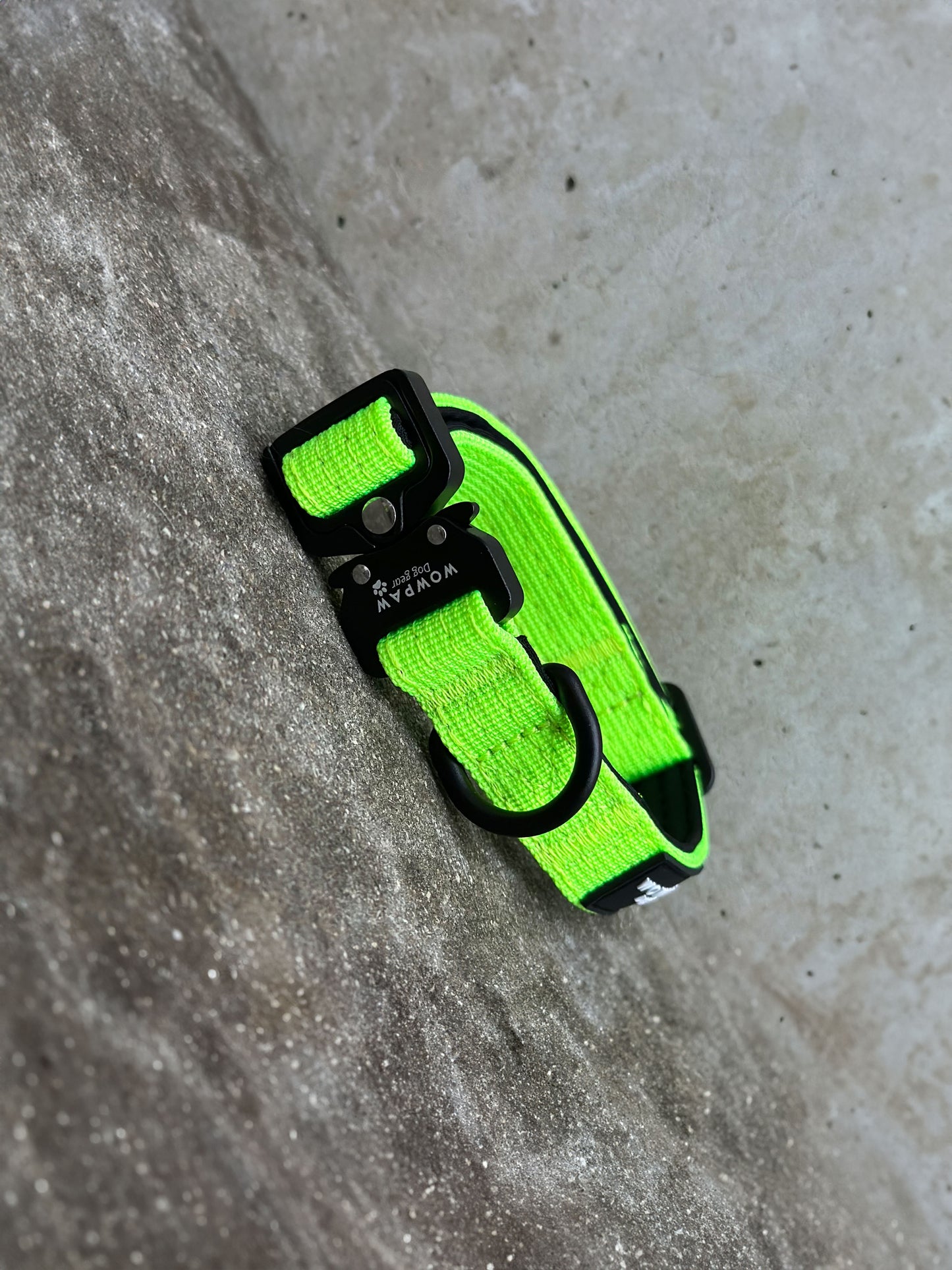 Taktisches Hundehalsband ULTRA LIGHT Neongrün XS