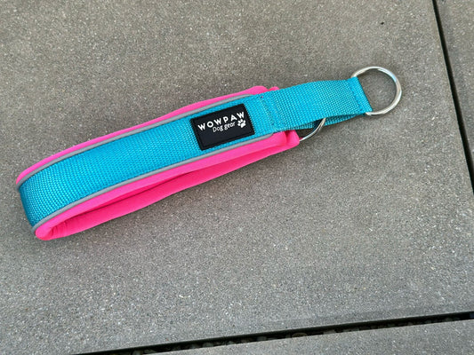 Collare per cani tattico di alta qualità 2,5 cm arancione neon taglia XS
