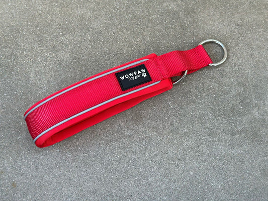 Collare per cani tattico di alta qualità 2,5 cm arancione neon taglia XS