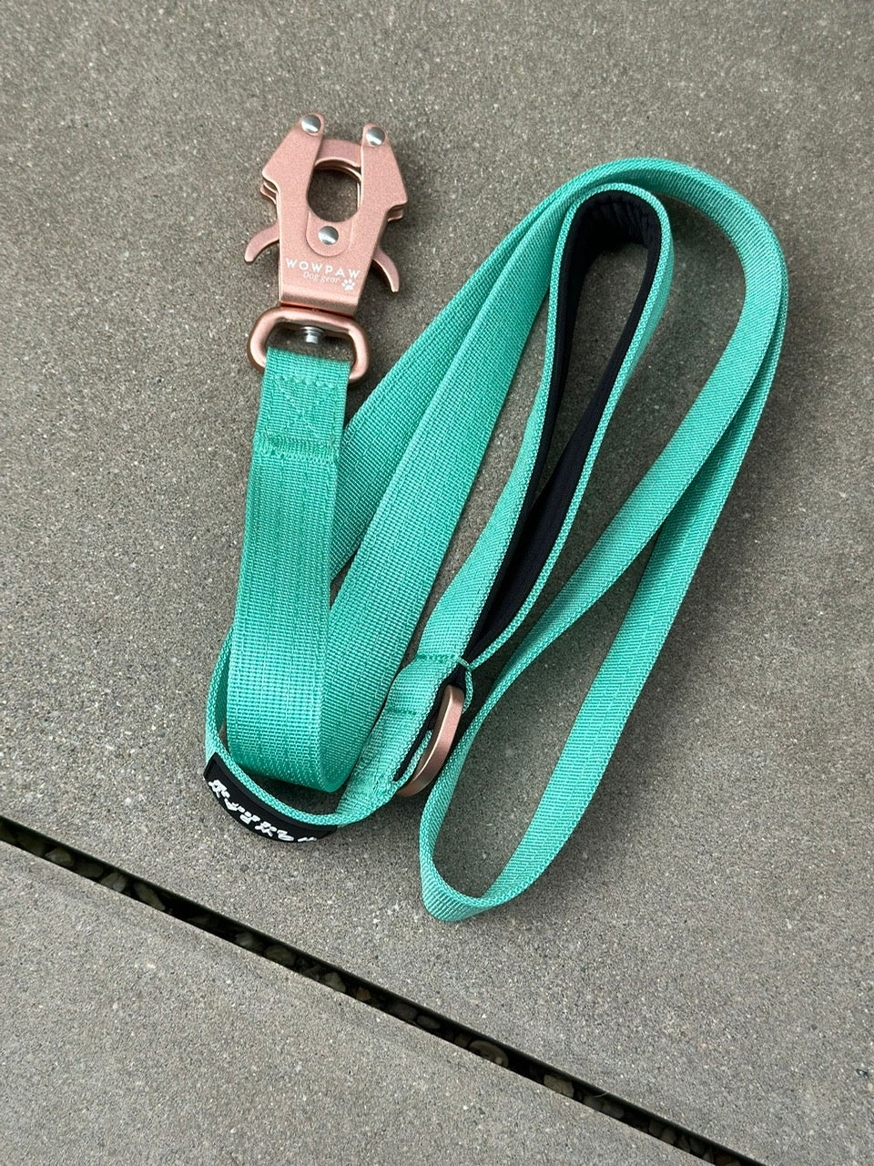 Taktische Hundeleine ULTRA LIGHT SOFTLINE Mint Edition 360° drehbar Länge 1,5m