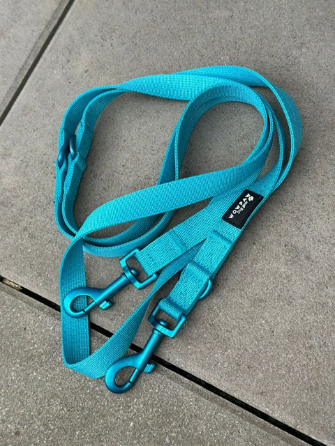 Standard Hundeleine M verstellbar Länge 2m Blau Edition