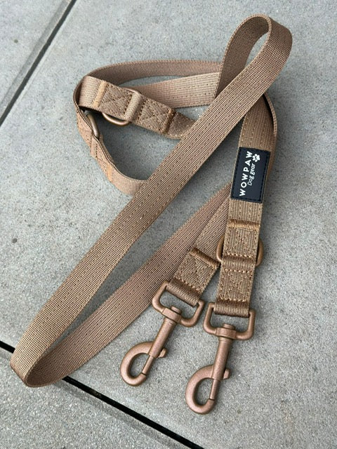 Standard Hundeleine S verstellbar Länge 2m Braun Edition