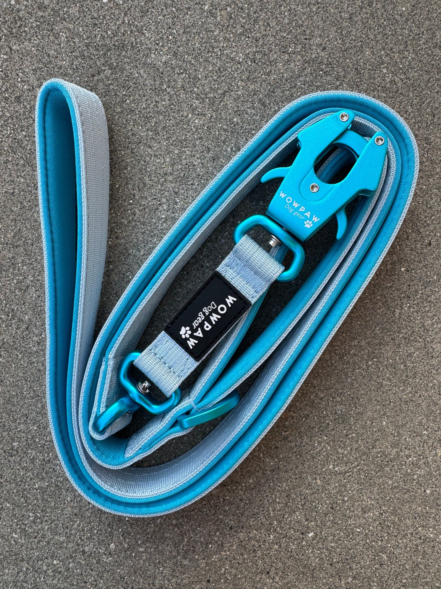 Taktische Hundeleine ULTRA LIGHT Light Blue Edition, Länge 1,8m
