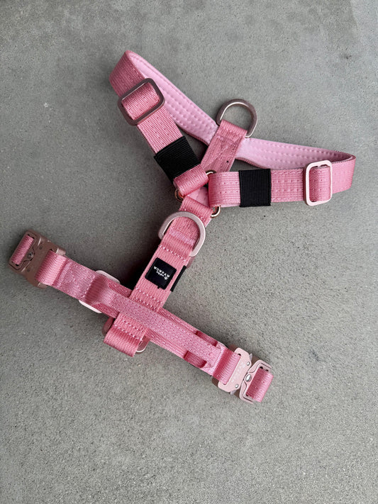 Hochwertiges Hundegeschirr XS Rosa Edition