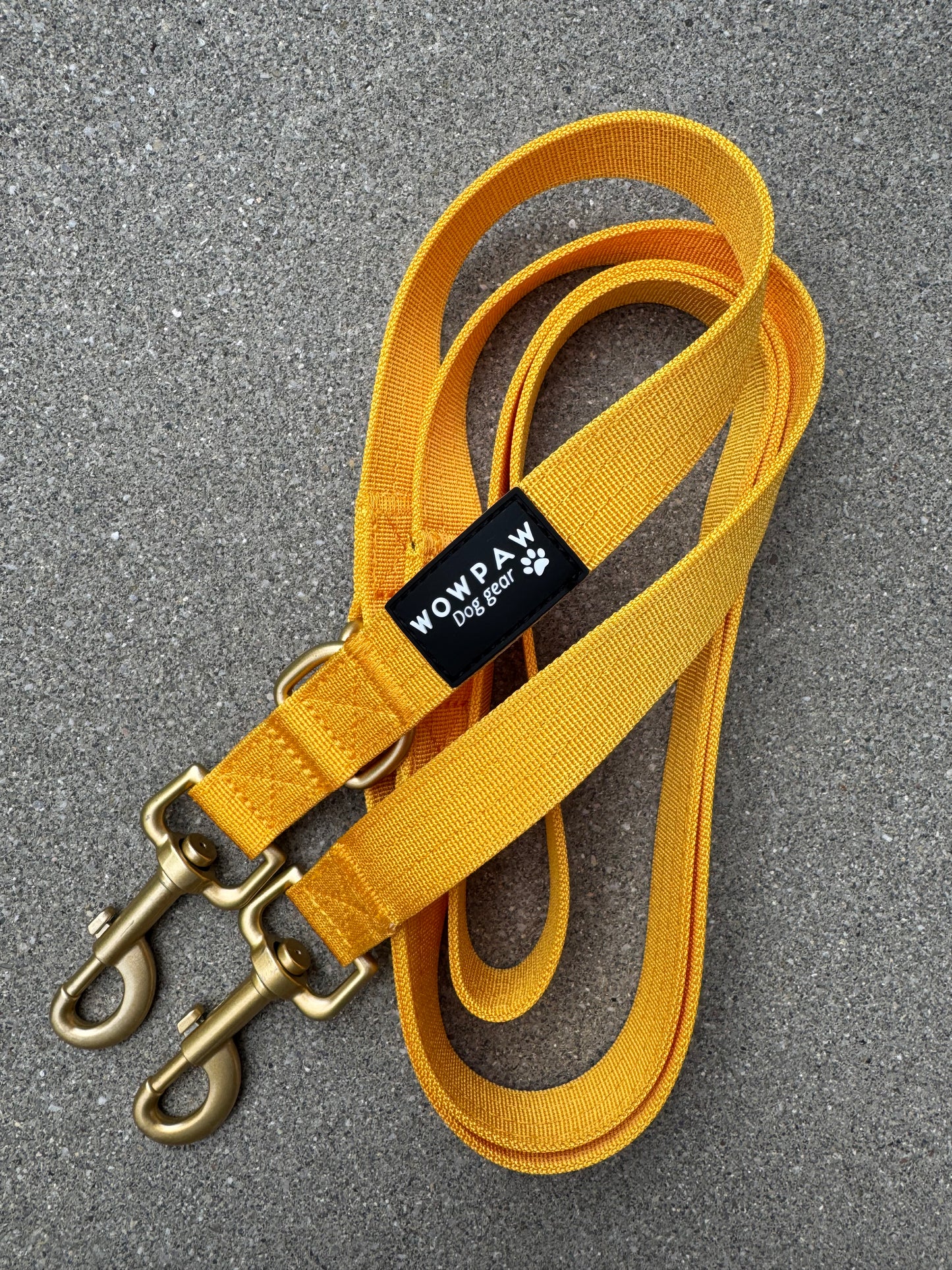 Standard Hundeleine M verstellbar Länge 2m Yellow Edition