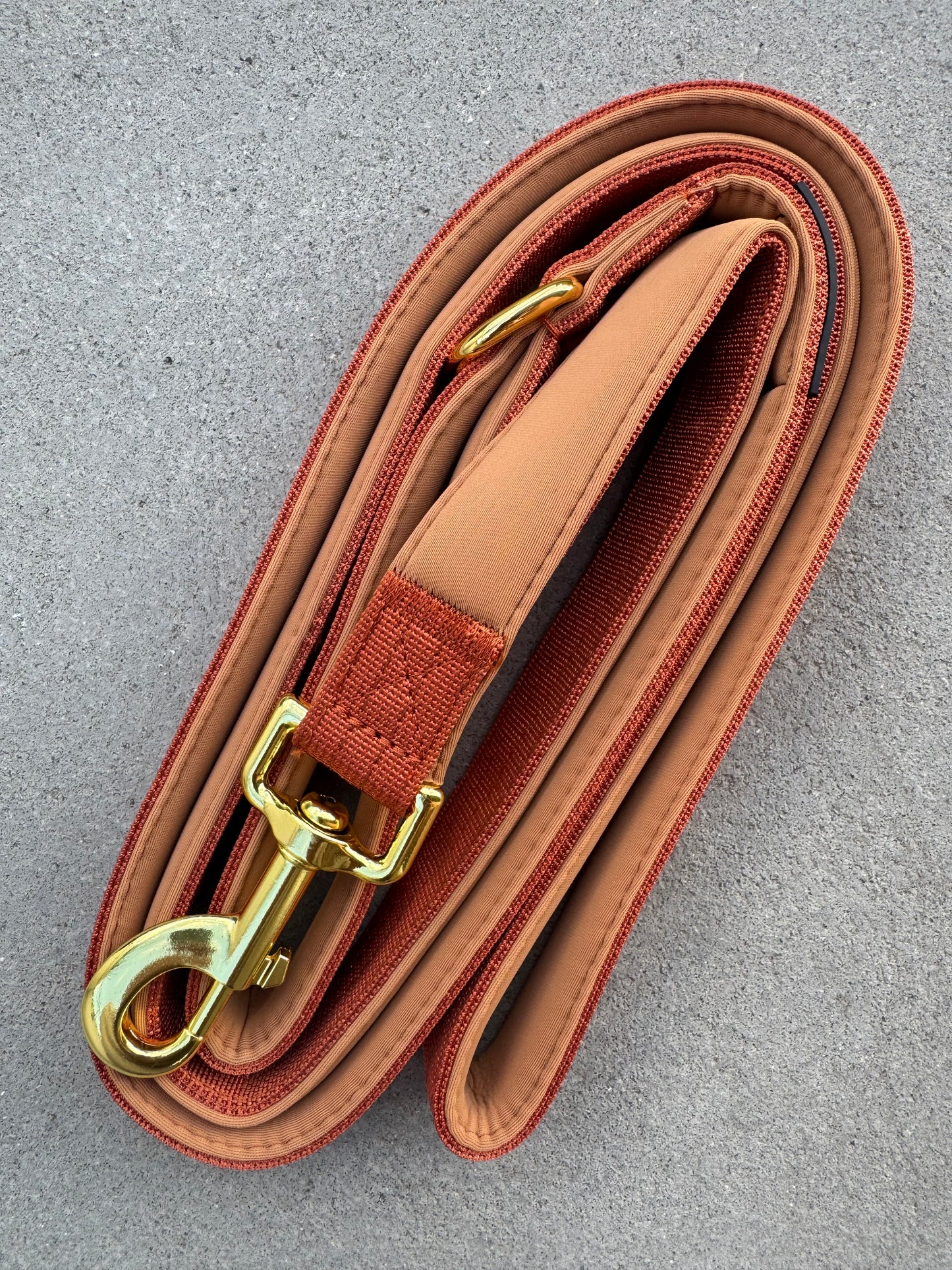 Basic Hundeleine Kupfer-Gold Edition 1,8m