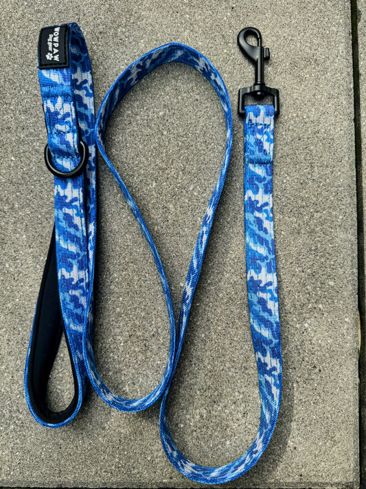 Standard Hundeleine SOFTLINE XS 1,5m Blau Camo