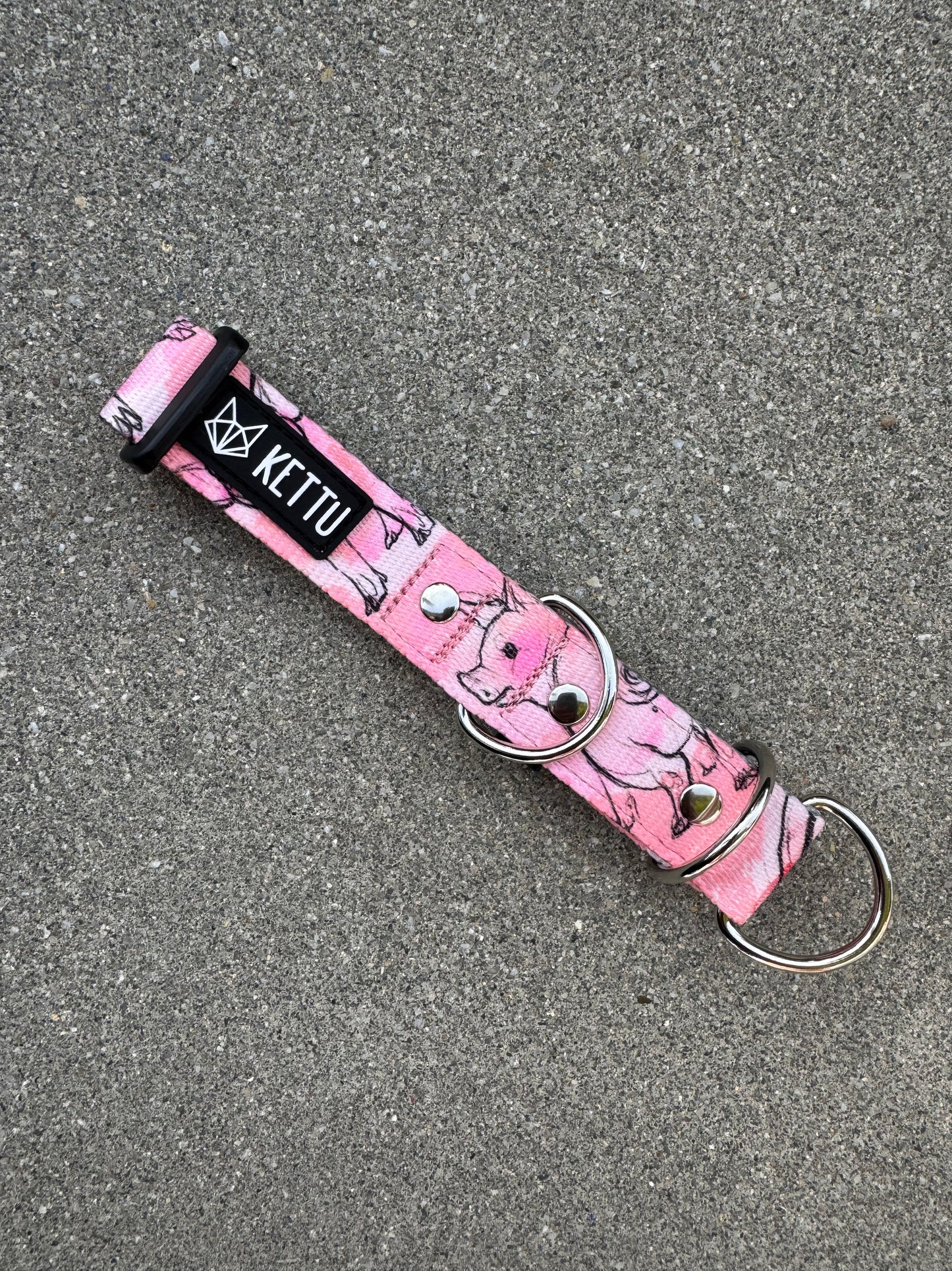 KETTU Halbzug Hundehalsband Piglets