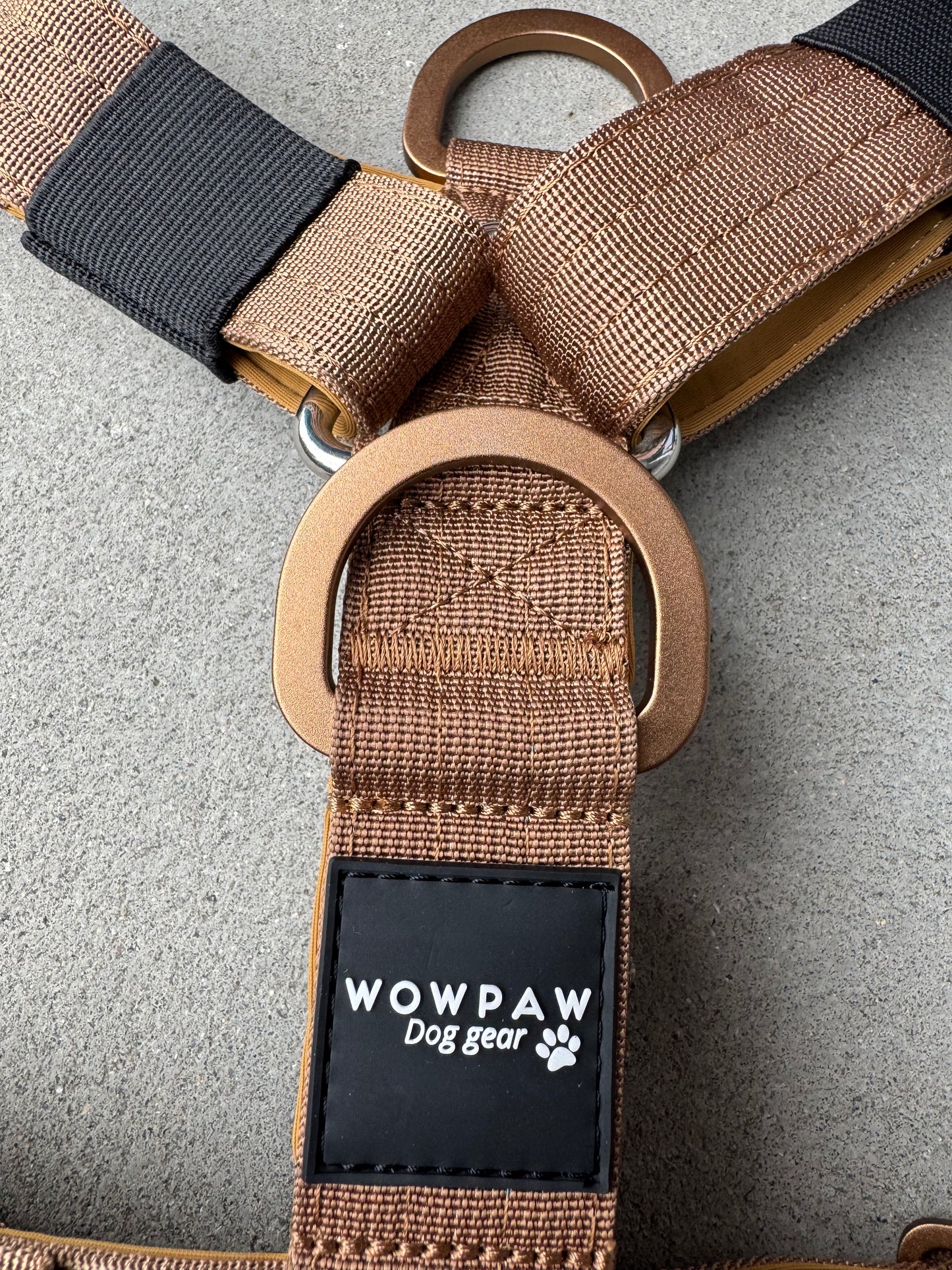 Hochwertiges Hundegeschirr S Braun Edition