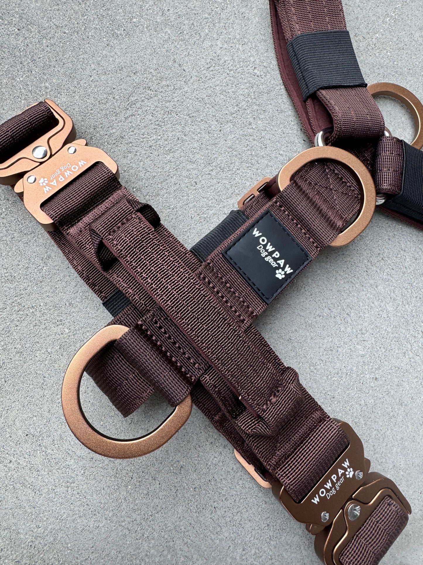 Hochwertiges Hundegeschirr S Espresso Braun Edition