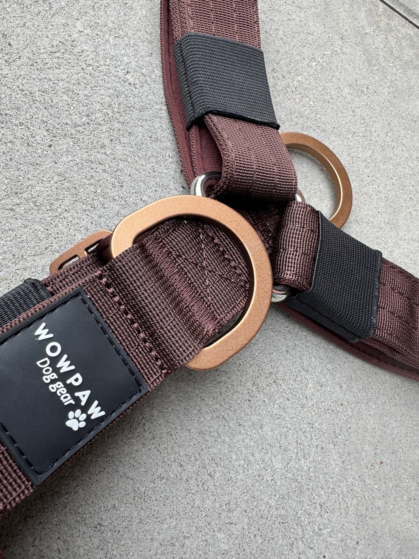 Hochwertiges Hundegeschirr S Espresso Braun Edition