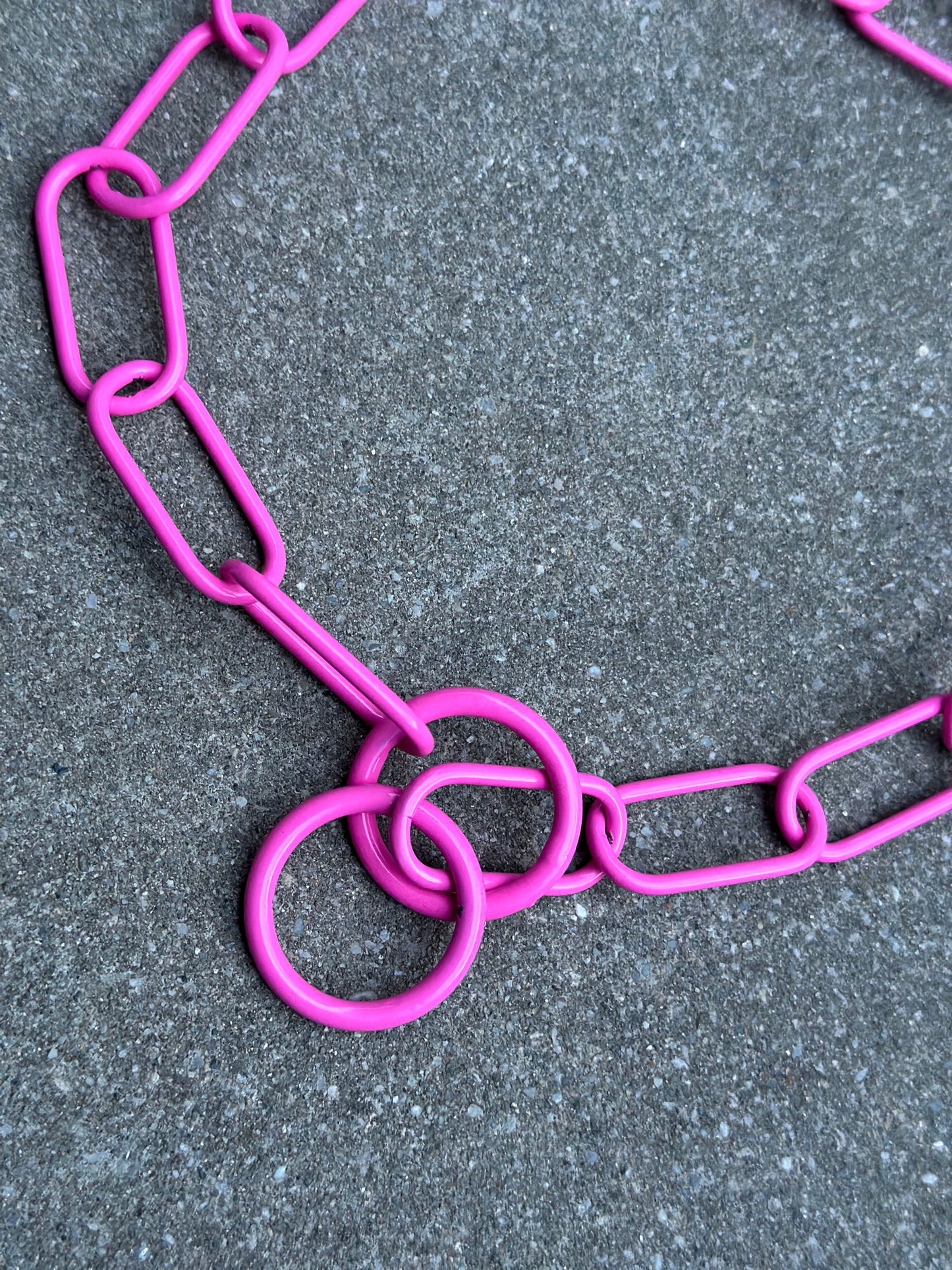 Hundekette Pulver Beschichtet Pink