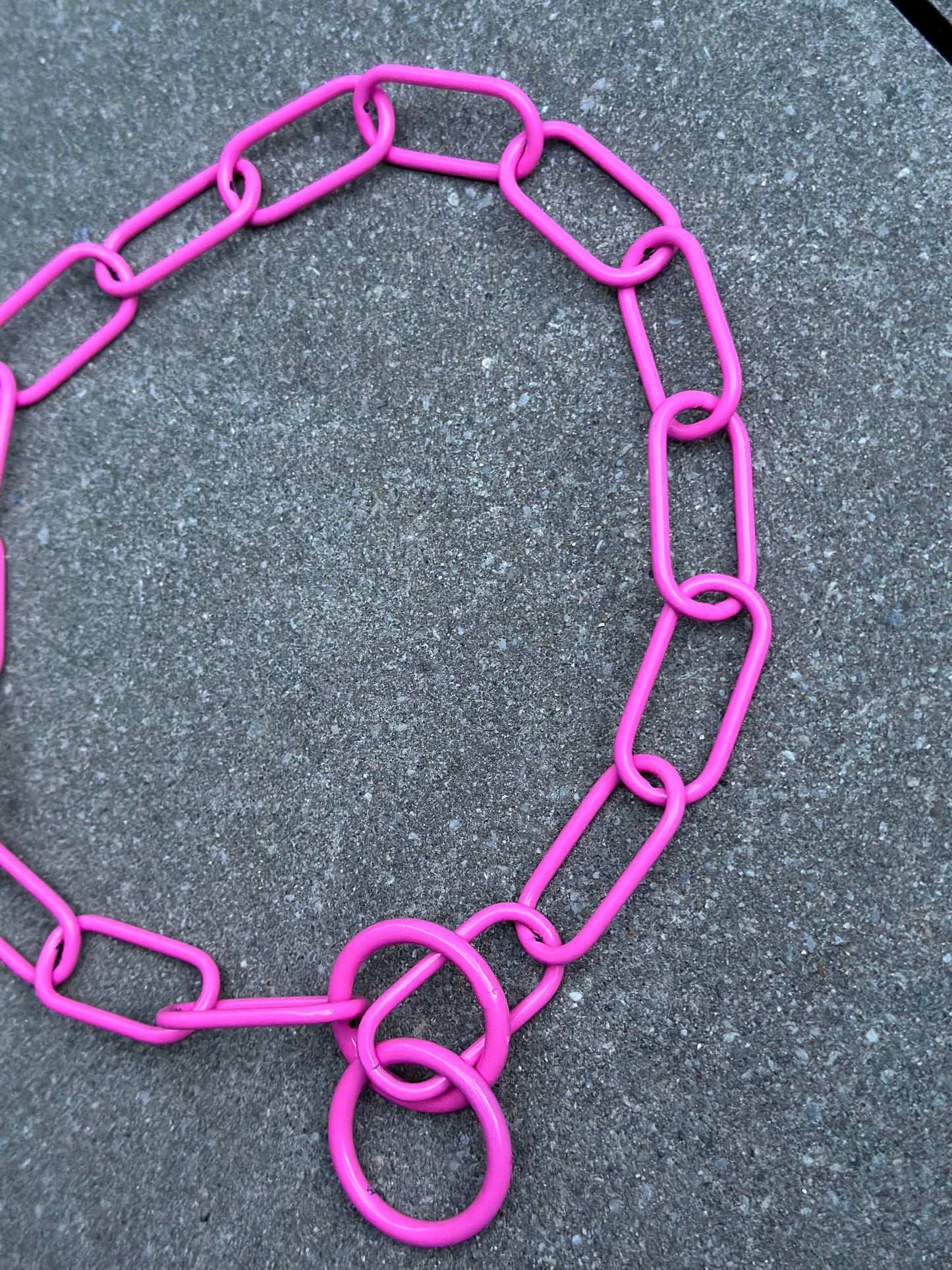 Hundekette Pulver Beschichtet Pink