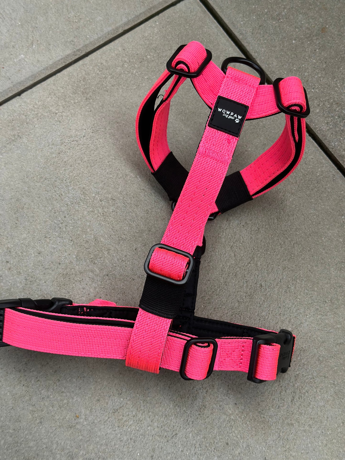 Hochwertiges Hundegeschirr XS Neonpink