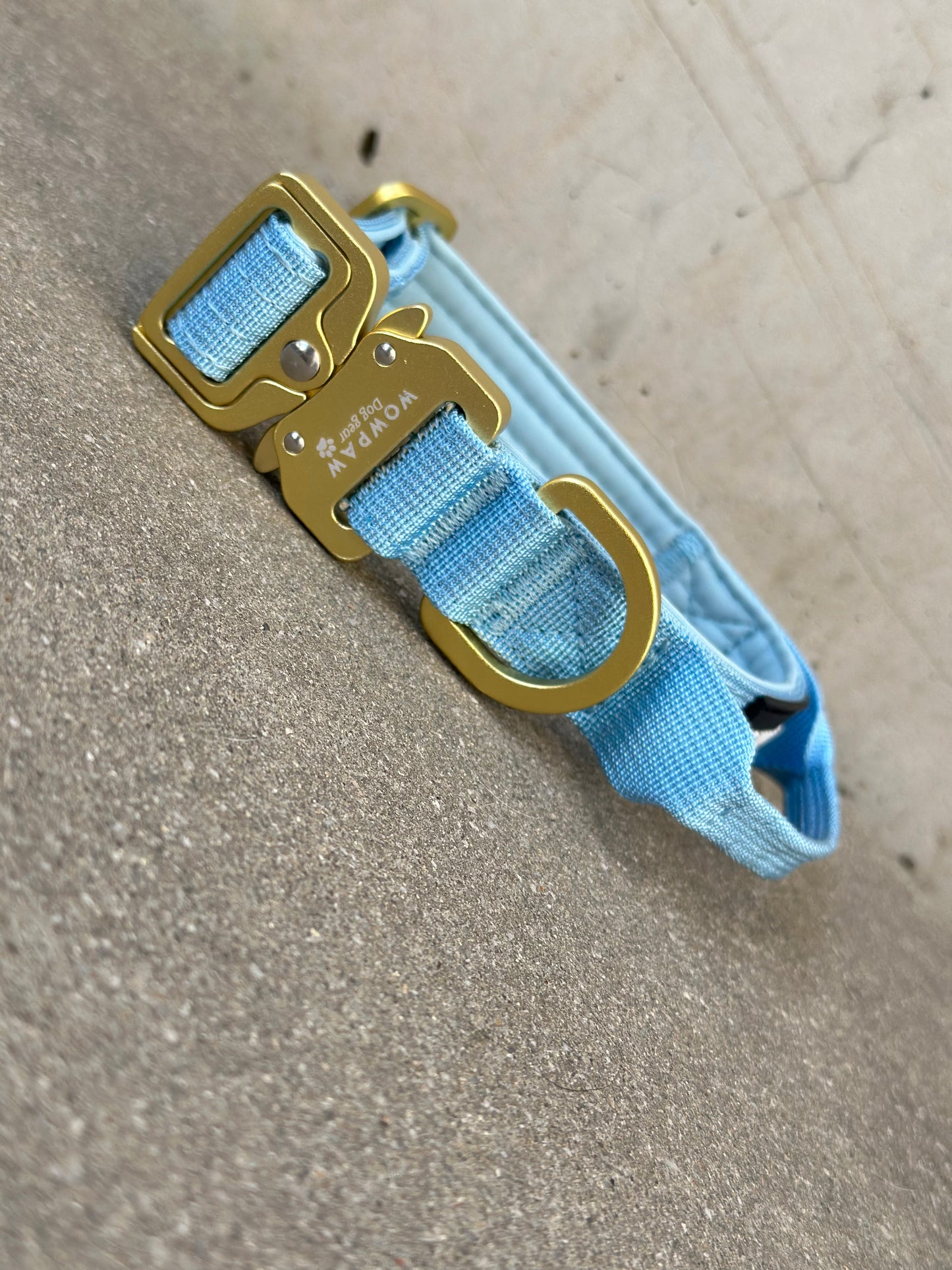 Taktisches Hundehalsband ULTRA LIGHT Sky Blue Edition XS
