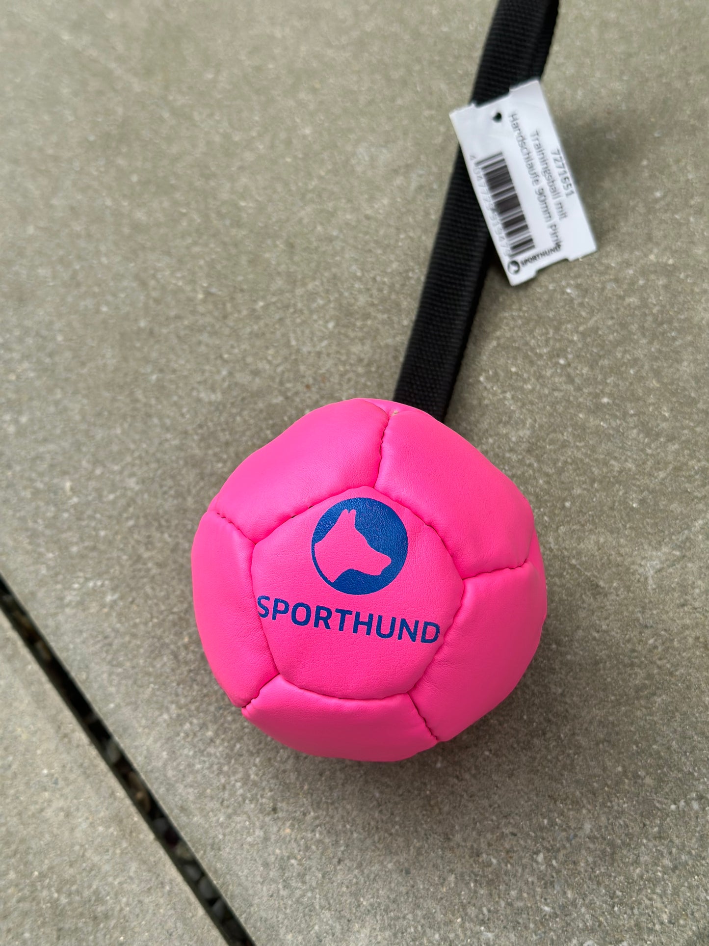 TRAININGSBALL MIT HANDSCHLAUFE 90MM ORANGE