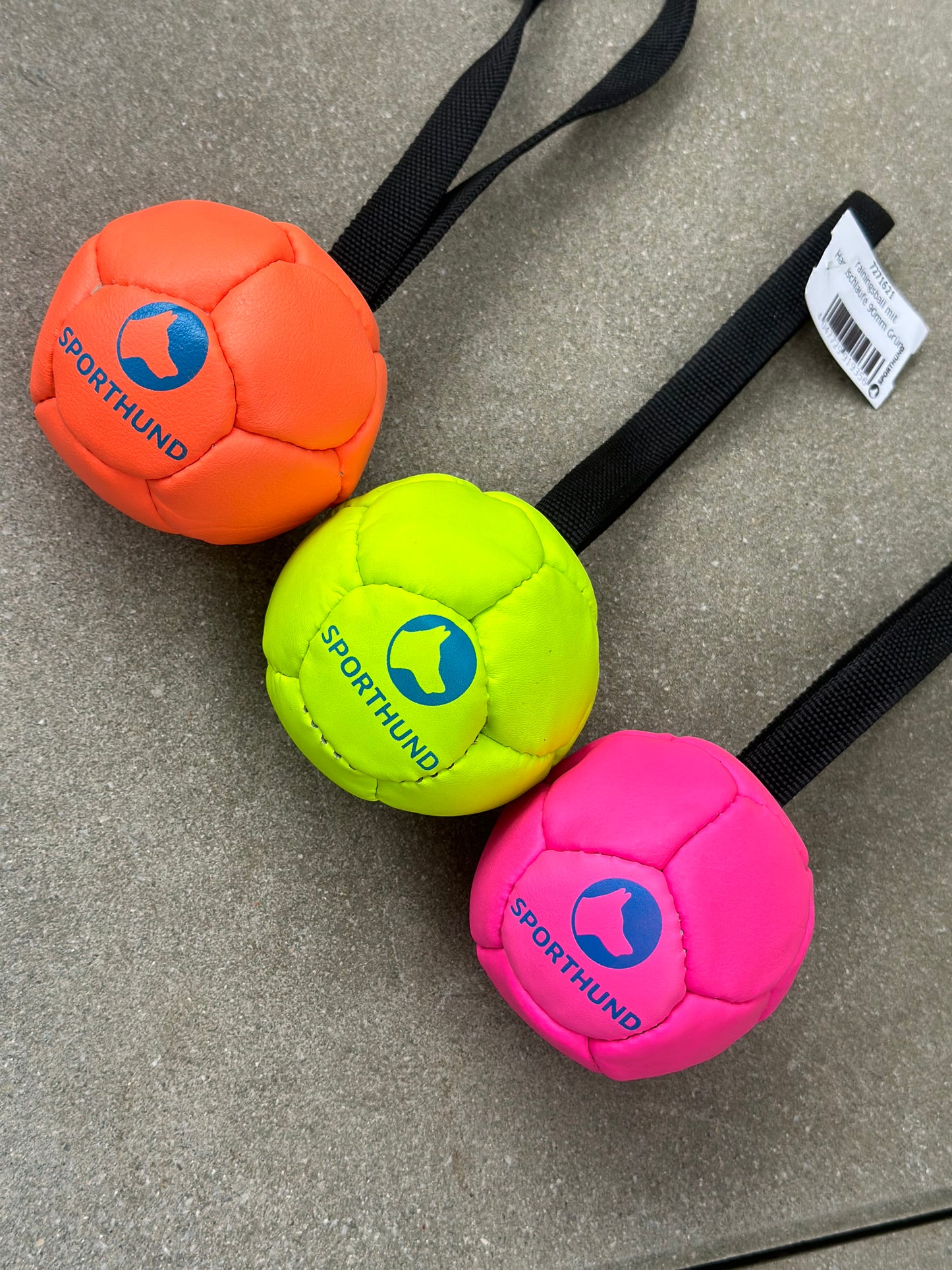 TRAININGSBALL MIT HANDSCHLAUFE 90MM ORANGE