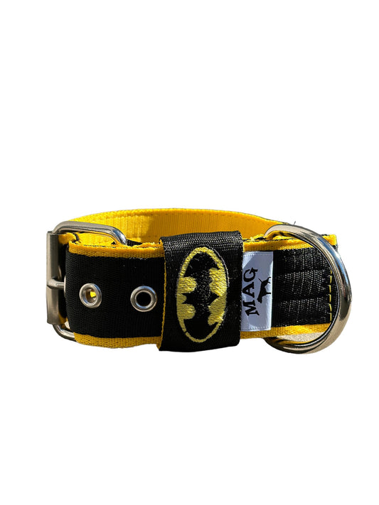 MAG Web Hundehalsband Batman Gelb