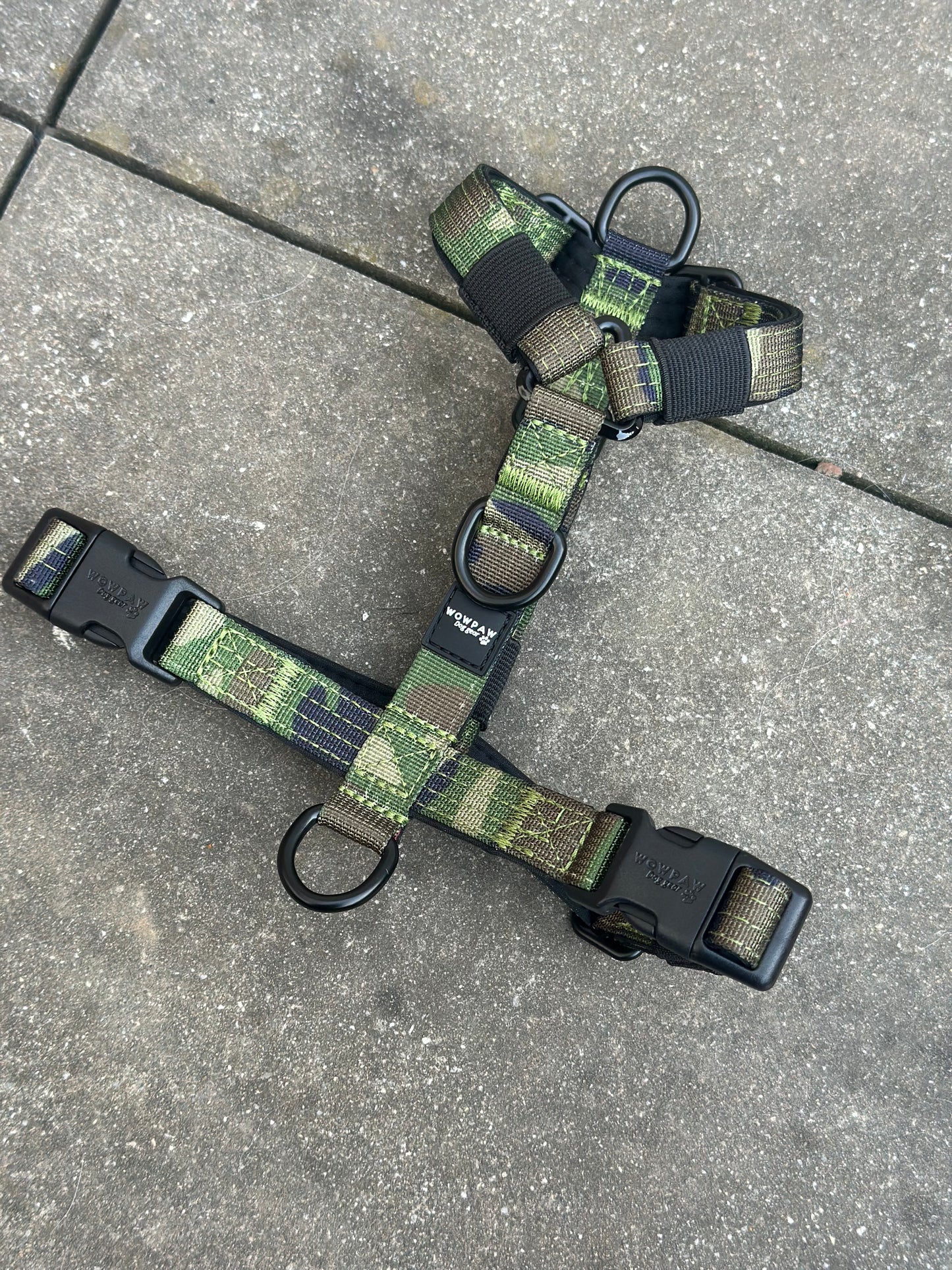 Hochwertiges Hundegeschirr XXS Army Green Camouflage