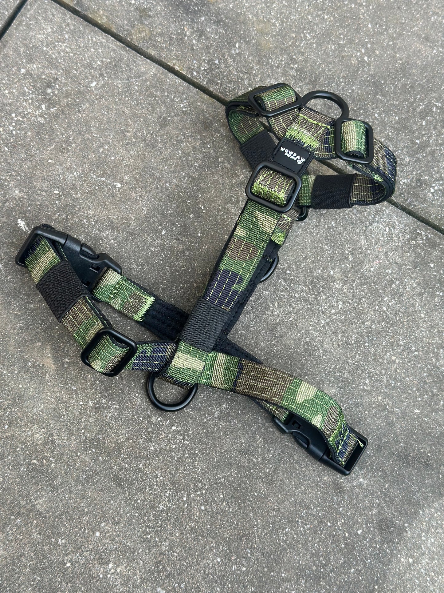 Hochwertiges Hundegeschirr XXS Army Green Camouflage