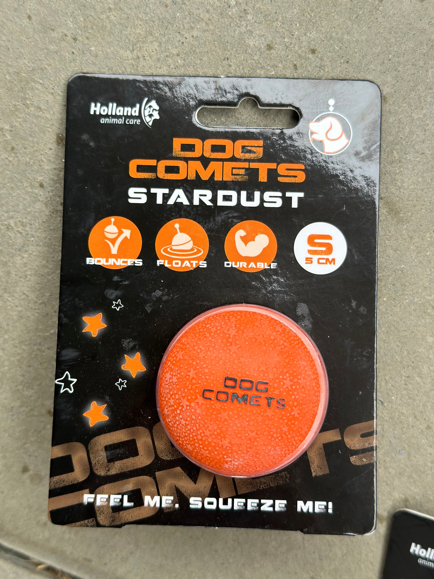 Dog Comets Ball Stardust S / M / Pink / Orange
