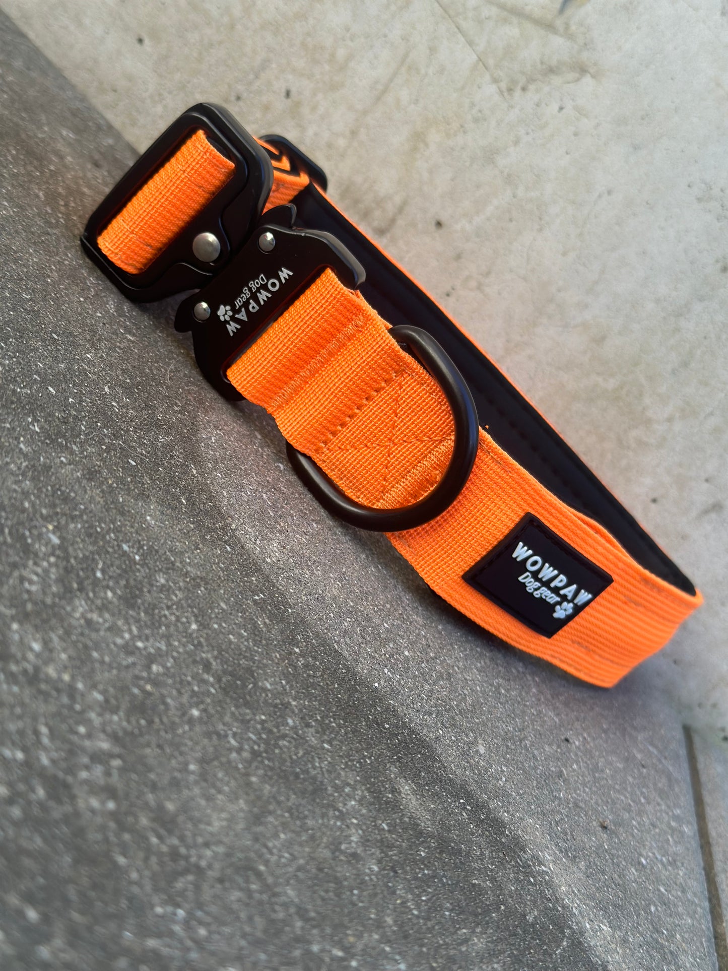 LED-Hundehalsband Neonorange Größe M