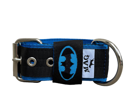 MAG Web Hundehalsband Batman Blau