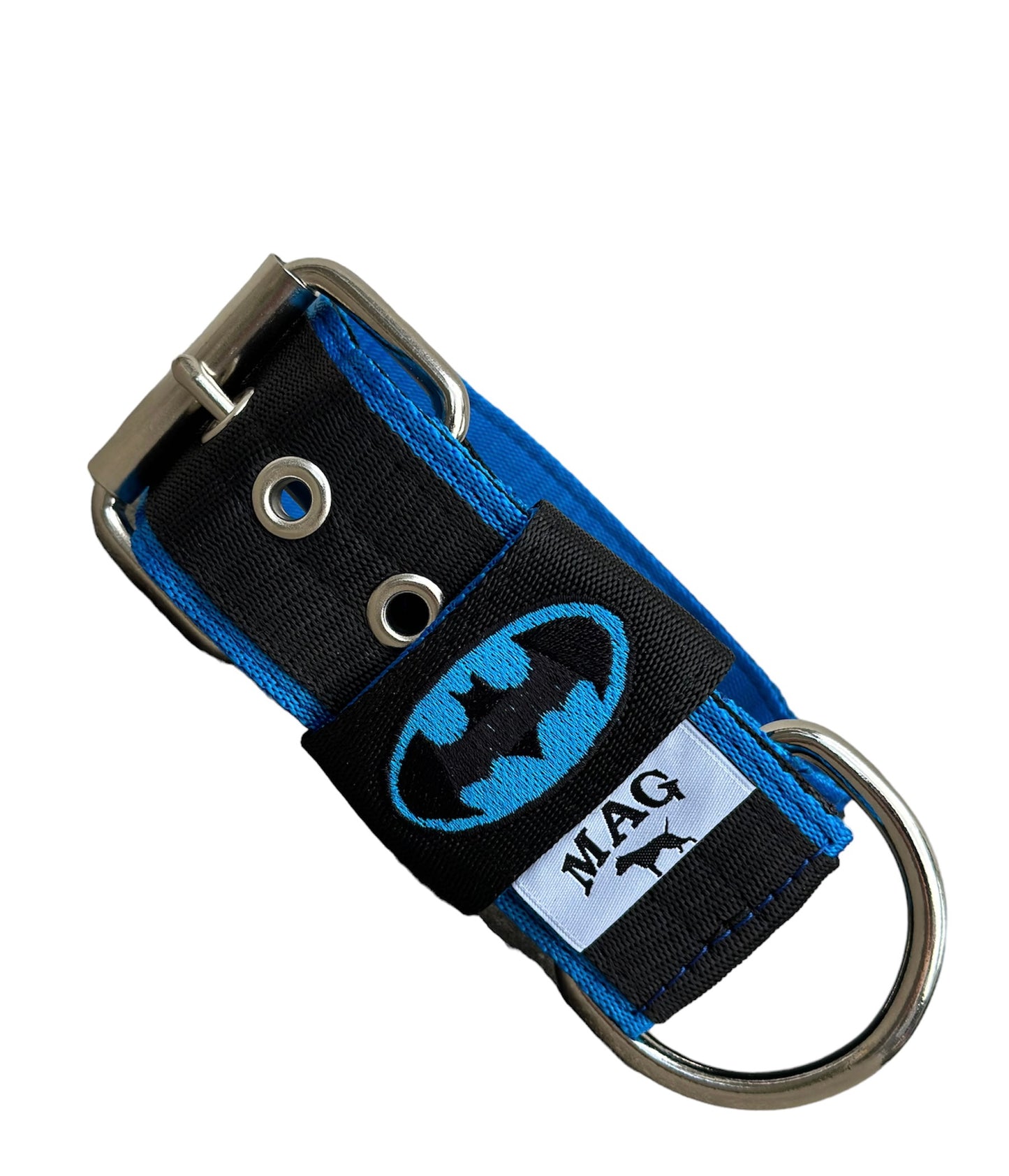 Collare per cani MAG Web Batman Blu