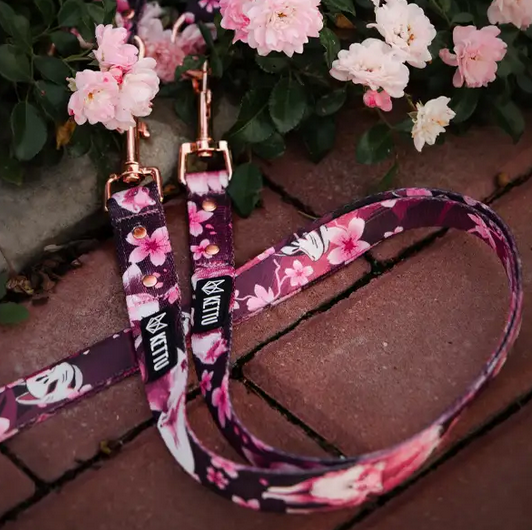 KETTU Halbzug Hundehalsband Violet Kitsune